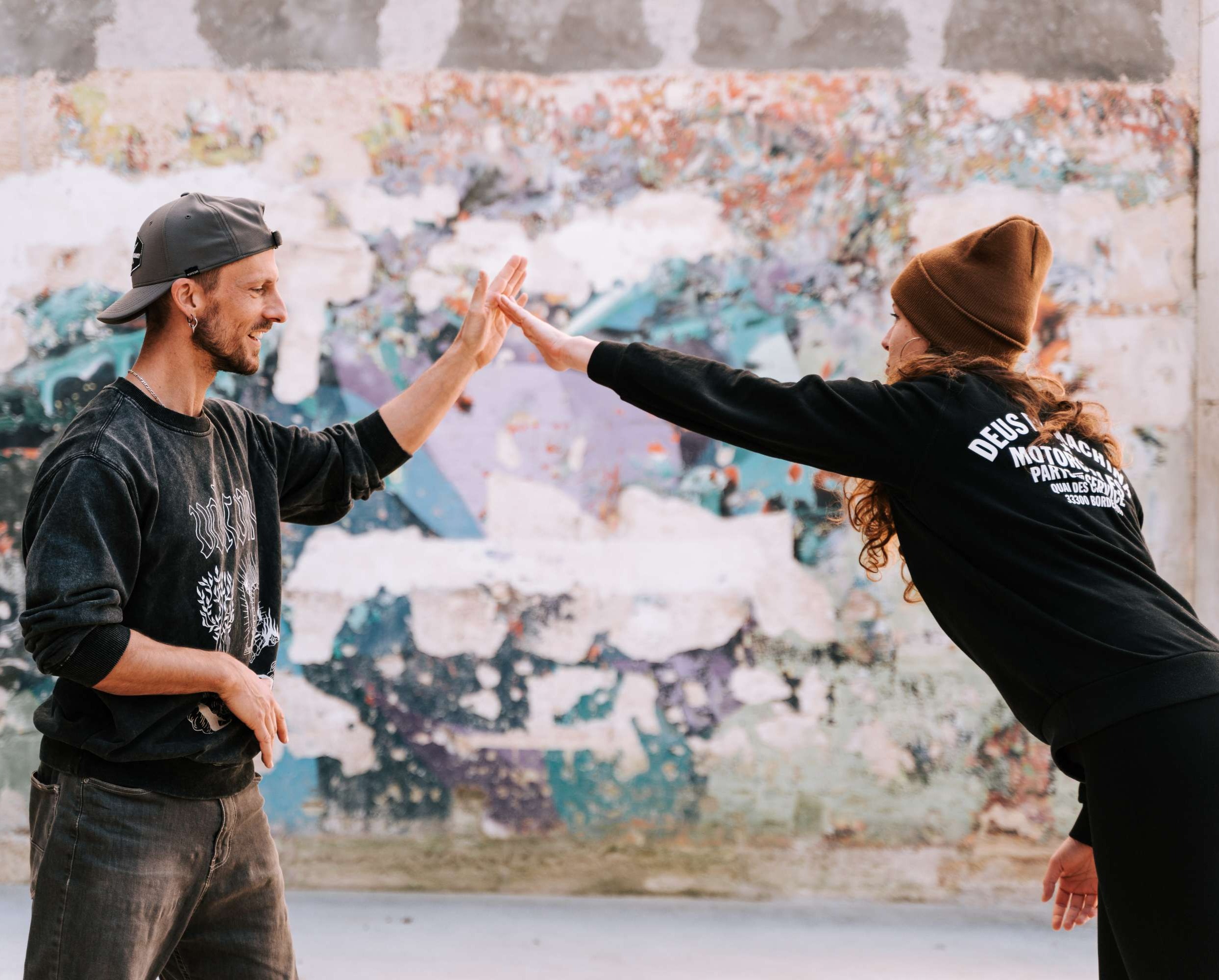 Coaching présentiel calisthenics à Bordeaux, Sylvain avec un élève